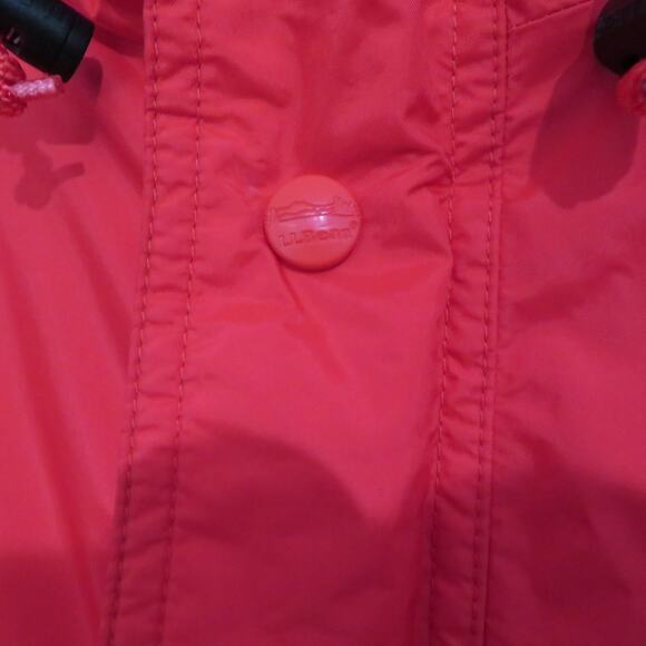 L.L. Bean Mens Sz XXL Red Vintage Nylon Hooded Anorak Pullover Jacket - Picture 4 of 11